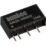 AM2D-0505SZ, Преобразователь DC/DC, 2Вт, Uвх 4,5-5,5В, 5ВDC, Iвых 400мА, SIP7