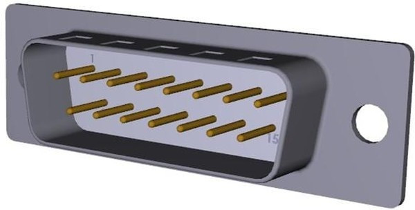 172-E15-113R001, 172 15 Way Panel Mount D-sub Connector Plug, 10.9mm Pitch 172-E15-113R001, 172 15 Way Panel Mount D-sub Connector Plug, 10.9mm Pitch