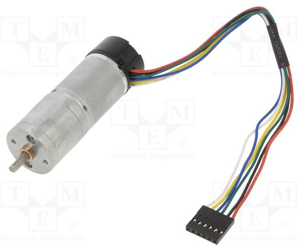 4830, Двигатель: DC, с энкодером, с редуктором, LP, 6ВDC, 2,4А, 378: 1