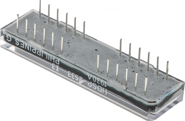 HDSP-2533, HDSP-2533 8 Digit Dot Matrix LED Display, 7 x 5 Dot Matrix Green 7.5 mcd 4.6mm HDSP-2533, HDSP-2533 8 Digit Dot Matrix LED Display, 7 x 5 Dot Matrix Green 7.5 mcd 4.6mm