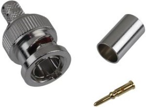 112119, RF/COAXIAL, BNC PLUG, STRAIGHT, 75 OHM, CRIMP 112119, RF/COAXIAL, BNC PLUG, STRAIGHT, 75 OHM, CRIMP