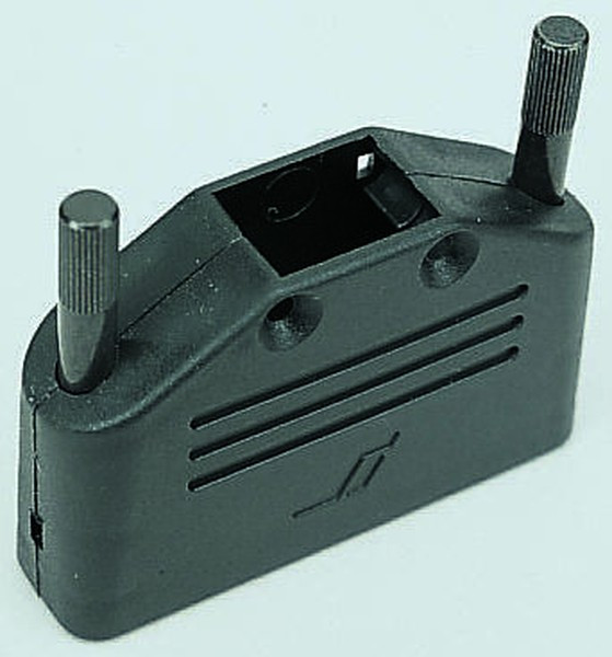 86303638BLF, D-Sub Backshells Snap Plas Strt exit A 15 way shell