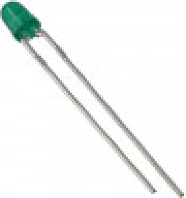 4302F5-5V, Standard LEDs - Through Hole GREEN DIFFUSED 5 VOLT