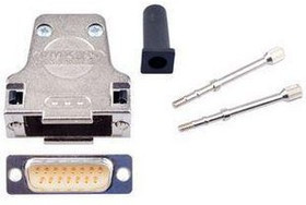 173114-0374, D-Sub Connector Kit, DD-50 Plug, Solder, Die-Cast Zinc Alloy