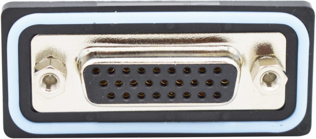 HDF-R26-213L461, HDF 26 Way Right Angle Solder D-sub Connector Socket, 2.29mm Pitch, with 4-40 Boardlocks HDF-R26-213L461, HDF 26 Way Right Angle Solder D-sub Connector Socket, 2.29mm Pitch, with 4-40 Boardlocks