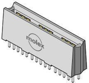 45719-0005, Standard Card Edge Connectors 12.9mm 6 CONTACTS POWER EDGE