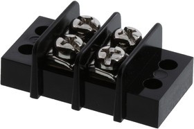 1546307-2, TERMINAL BLOCK, BARRIER, 2POS, 12AWG