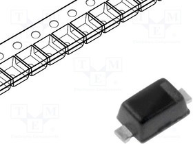 1N4148WT-CDI, Диод выпрямительный, SMD, 100В, 125мА, 4нс, Упаковка бобина, лента