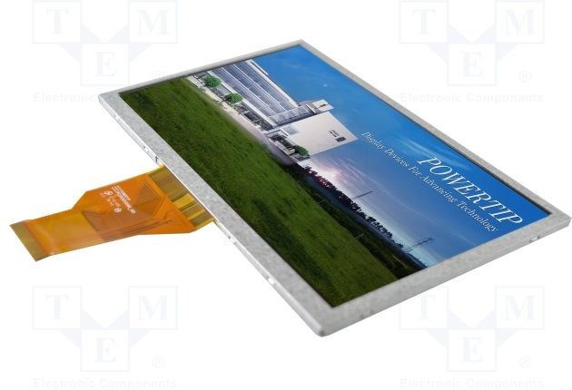 PH800480T013-IHA01, Дисплей: TFT, 5", 800x480, Подсвет: LED, Разм: 113,2x73,2x3,95мм