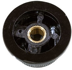 41006-3В, Ручка металлическая (пластиковая вставка), d31.7 мм