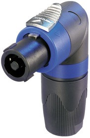 Neutrik NL4FRX кабельный разъём Speakon male 4-контактный угловой Neutrik NL4FRX кабельный разъём Speakon male 4-контактный угловой