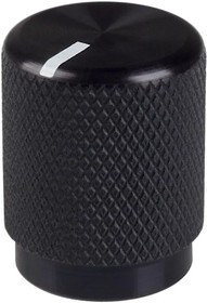 OEJL-50-4-6, Control Knob, Knurl/Round Black Line