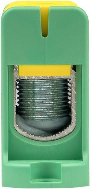 Клемма силовая вводная КСВ 35-150кв.мм желт./зел. EKF plc-kvs-35-150-y-green