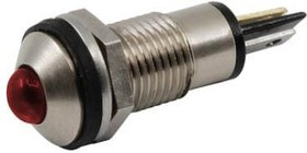 CCLB-2-3046-9923-W, LED Panel Mount Indicators LED PMI Red 28V Watertight