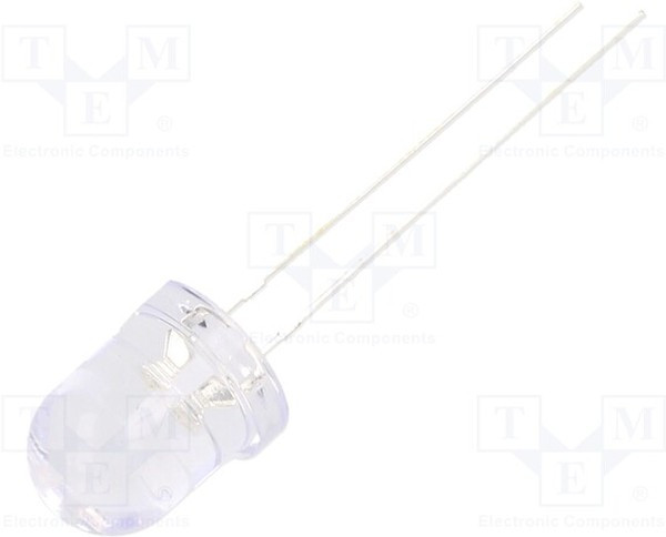 OSBB628131A, LED; 7.8mm; blue; 8400?10000mcd; 30°; Front: convex; 2.9?3.6V