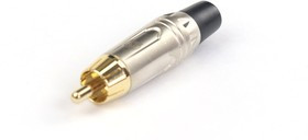 AuraSonics RC кабельный разъем RCA, позолоченные контакты, никель