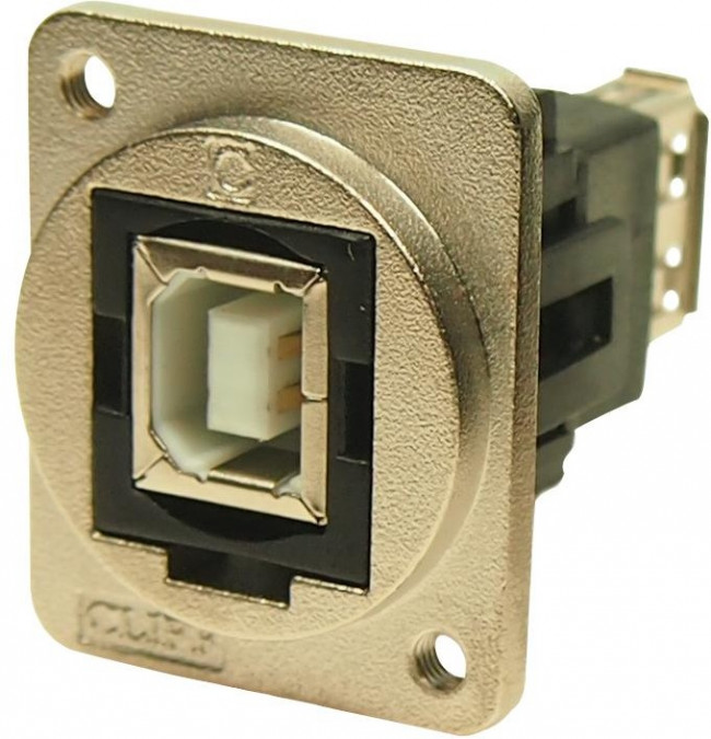 CP30207NM3, Соединитель, гнездо USB A, гнездо USB B, FT, USB 2.0, металл