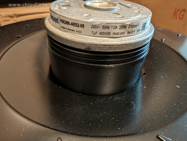 Вентилятор Ebmpapst R2E280-AE52-05 230V 50Hz 1A