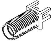 73251-2121, RF Connectors / Coaxial Connectors 50 Ohms, SMA Jack, Edge Mount, with Jam Nut and Lock Washer, Tray 73251-2121, RF Connectors / Coaxial Connectors 50 Ohms, SMA Jack, Edge Mount, with Jam Nut and Lock Washer, Tray