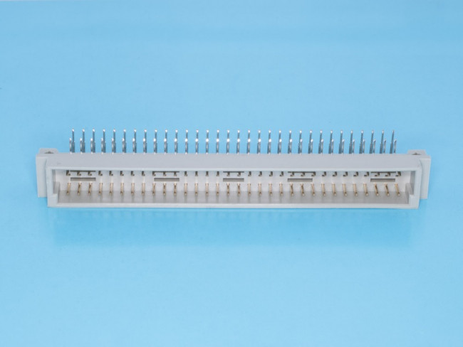 612C-64M-E, Разъем DIN 41612 64 контакта, вилка, прямой угол, 3ряда