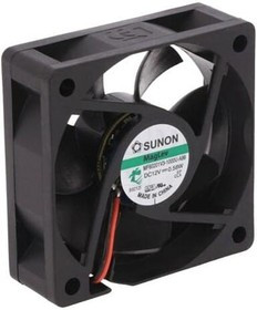 MF60201V3-1000U-A99, DC Fans Axial Fan, 60x60x20mm, 12VDC, 16.5CFM, 0.1"H2O, Vapo, Wire, Auto Restart