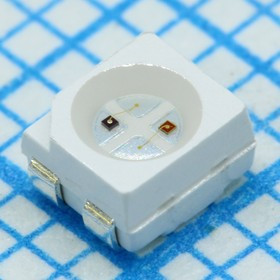 FYLS-3528URUGC-ACAC, Светодиод smd 3,5х2,8мм/красный/ 631нм/500мкд - зеленый/574нм/350мкд/ прозрачный/110°