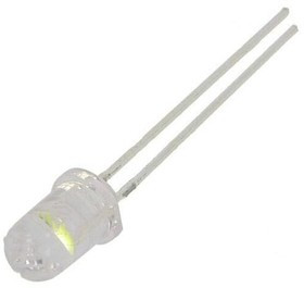 OSW46V5B61A, LED; 5mm; white cold; 18000?22000mcd; 60°; Front: convex; 5.5?6.5V