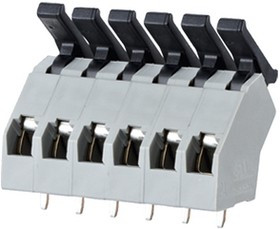 AST1350404, Клеммная колодка типа провод к плате, 5 мм, 4 вывод(-ов), 28 AWG, 14 AWG, 2.5 мм², Вставной Замок