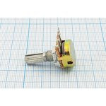 Резистор переменный поворотный 500к\B\16мм\KC6x20\ YRV-16K1\[16K1 KC]; №4547 РПвр 500к\B\16мм\KC6x20