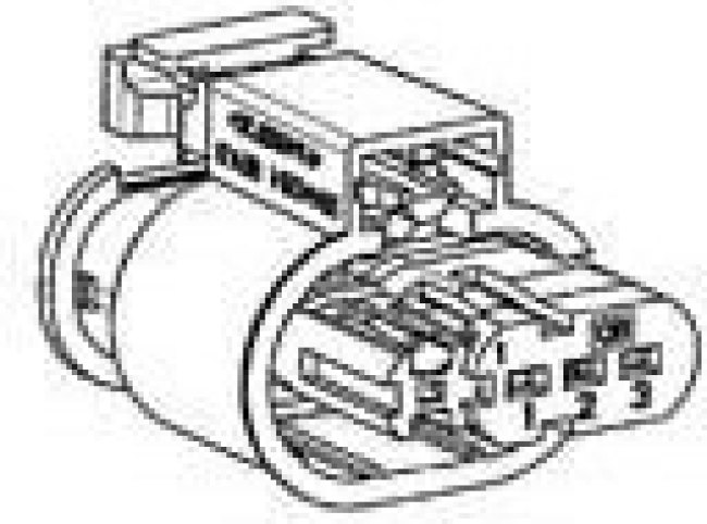 284425-1, Automotive Connectors 3P 24VDC 9-11A SSC RCPT CONNECTOR
