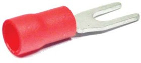 Клемма"U", 3,2мм, 0,25-1,5мм2, обжимная, красный