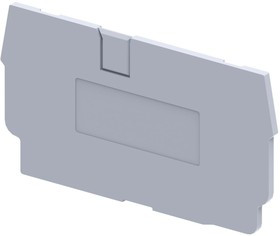 289724, Крышка концевая для клеммы проходной OptiClip EPCX4-серый 289724, Крышка концевая для клеммы проходной OptiClip EPCX4-серый