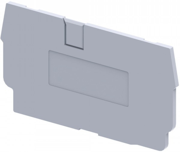 289724, Крышка концевая для клеммы проходной OptiClip EPCX4-серый