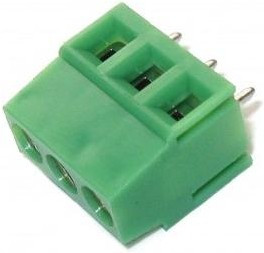 KLS2-128I-5.00-03P-4S, Клеммник винтовой 3 контакта, шаг 5.0 мм