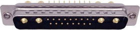 681M21WA4PL111, Комбинированный разъем D Sub, Power-D 681M Series, DC-21WA4, Штекер, 21 контакт(-ов)