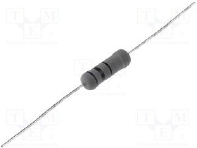 KNP03WS-120R, Резистор: проволочный, THT, 120Ом, 3Вт, ±5%, d5,5x16мм, 300ppm/°С