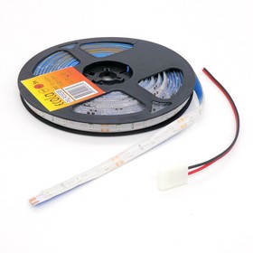 LED-лента 3528 R/ 60 чипов/5м/12V/IP65, (бухта)