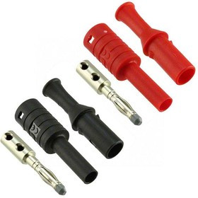 CT3205, Test Plugs &amp; Test Jacks DIY 4mm Shth Plugs B/R Pair