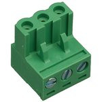 2EDGK-5.08-03P-14-00AH, Клеммник, 3-контактный 5.08мм, угловой 2EDGK-5.08-03P-14-00AH, Клеммник, 3-контактный 5.08мм, угловой