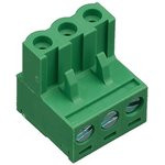 2EDGK-5.08-03P-14-00AH, Клеммник, 3-контактный 5.08мм, угловой 2EDGK-5.08-03P-14-00AH, Клеммник, 3-контактный 5.08мм, угловой