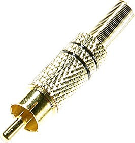 RP-219G, Штекер RCA (зол.) черный