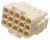 350736-4, Корпус разъема Universal MATE-N-LOK, вилка 15PIN, Matrix (Nylon, UL 94V-0) без контактов 350736-4, Корпус разъема Universal MATE-N-LOK, вилка 15PIN, Matrix (Nylon, UL 94V-0) без контактов