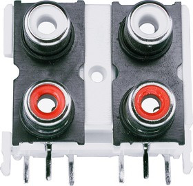 RS-409 (DTR-0214V), RCA JACK 4 разъема на плату
