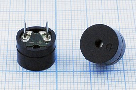 Излучатель звука магнитоэлектрический без генератора 12x 9мм, 1.5В, 16 Ом, 2.048 кГц; зм 12x 9\ 1,5\