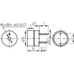 Излучатель звука магнитоэлектрический со встроенным генератором 1.5В, 12х10мм и непрерывный звук 2.3