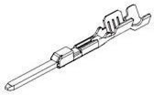 1438299-4 (Mouser Reel), Automotive Connectors GET MALE TERM Reel of 1000
