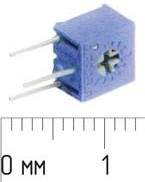 Резистор подстроечный 5,0к\250град\ 3P/плат\3362W BAR; №7295 РПодстр 5,0к\250град\ 3P/плат\3362W BAR