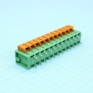 DG142V-5.08- 12P-14-00A(H), Нажимной безвинтовой клеммный блок на 12 контактов. Зажим типа торцевой контакт. Серия DG142R-5.08 DG142V-5.08- 12P-14-00A(H), Нажимной безвинтовой клеммный блок на 12 контактов. Зажим типа торцевой контакт. Серия DG142R-5.08