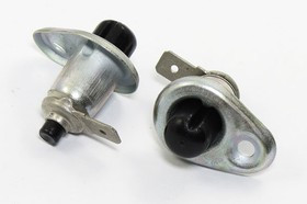 Микропереключатель, 2А, переключение ON-(OFF), размер концевика L8, ВК-407, 12В, d 12.5