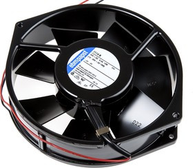 7114N, Осевой Вентилятор, серия 7100N, IP20, 24 В, Circular, 150 мм, 38 мм, Качения, 211.9 фут³/мин